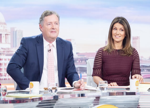 Piers Morgan and Susanna Reid on Good Morning Britain