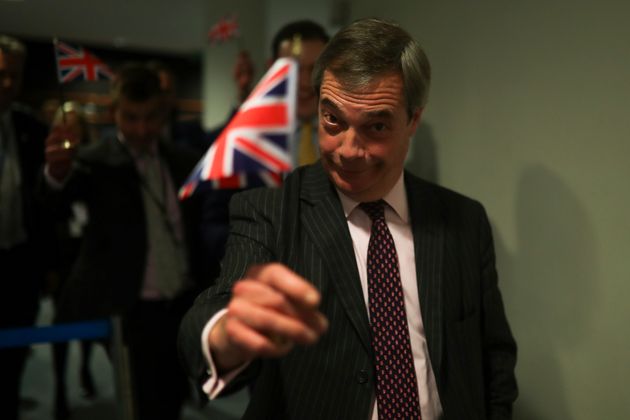 Nigel Farage Makes One Final Cringeworthy Scene In Brussels As Hes Told: Put Your Flags Away