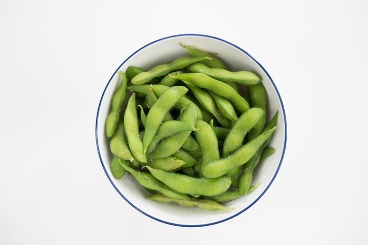 Edamame packs 12 grams of protein in a half-cup.