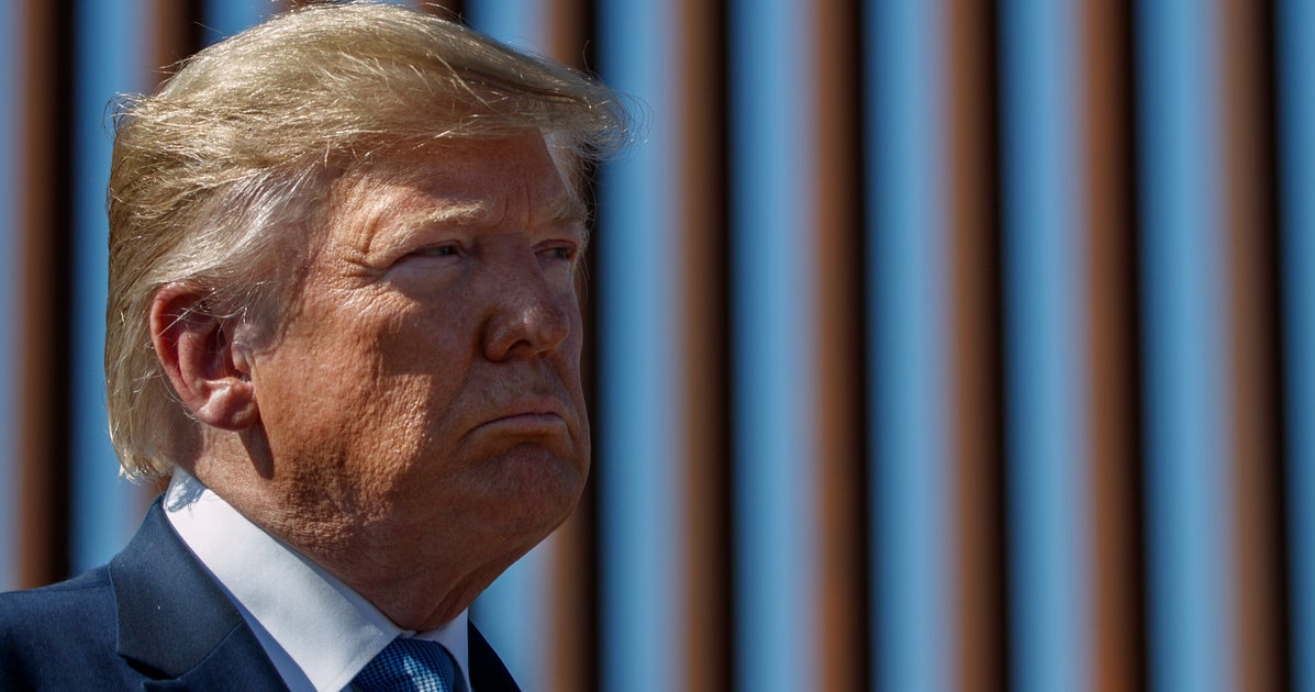 Segment Of Trump's Border Wall Falls Over Into Mexico Due To Wind