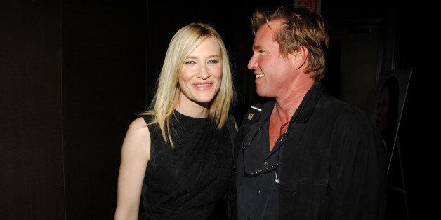 NEW YORK CITY, NY - OCTOBER 3: Cate Blanchett and Val Kilmer attend THE CINEMA SOCIETY and W MAGAZINE host a Screening of 'ELIZABETH: THE GOLDEN AGE' at Tribeca Grand Hotel on October 3, 2007 in New York City. (Photo by BILLY FARRELL/Patrick McMullan via Getty Images)