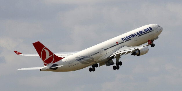 A Turkish Airlines Airbus A330 aircraft takes off at the Charles de Gaulle airport in Roissy, France, August 9, 2016. REUTERS/Jacky Naegelen