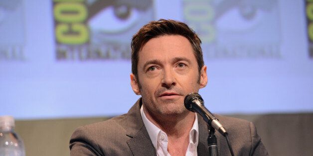 SAN DIEGO, CA - JULY 11: Actor Hugh Jackman attends the Warner Bros. 'Pan' presentation during Comic-Con International 2015 at the San Diego Convention Center on July 11, 2015 in San Diego, California. (Photo by Albert L. Ortega/Getty Images)