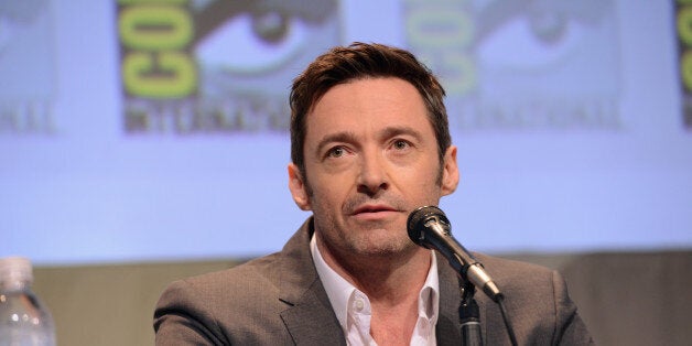 SAN DIEGO, CA - JULY 11: Actor Hugh Jackman attends the Warner Bros. 'Pan' presentation during Comic-Con International 2015 at the San Diego Convention Center on July 11, 2015 in San Diego, California. (Photo by Albert L. Ortega/Getty Images)