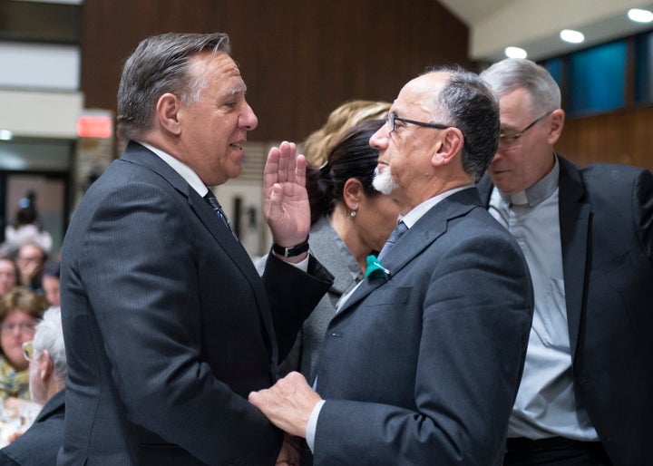 François Legault et Boufeldja Benabdallah.