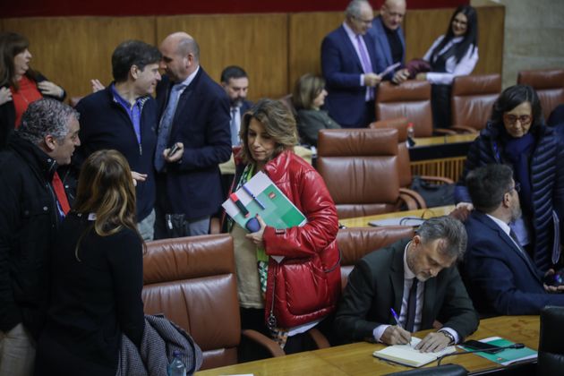 Susana Díaz en el Parlamento de