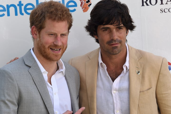 Harry with Argentinian polo player Nacho Figueras at the Singapore Polo Club in Singapore on June 5, 2017.