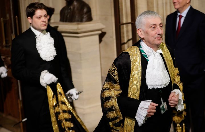 Speaker of the House of Commons Sir Lindsay Hoyle