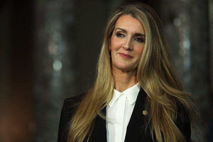 U.S. Sen. Kelly Loeffler (R-GA) waits for the beginning of a ceremonial swearing-in at the Old Senate Chamber of the U.S. Capitol January 6, 2020 in Washington, DC. Sen. Loeffler was appointed to the seat to succeed former Sen. Johnny Isakson (R-GA), who resigned for health reasons.