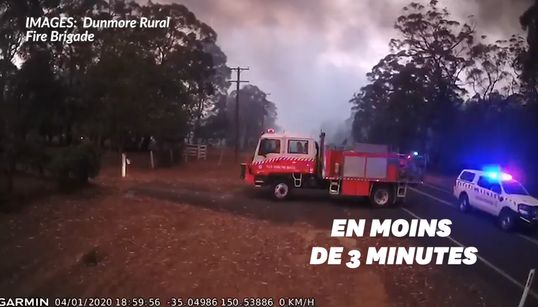 Cette vidéo montre l’effrayante vitesse des feux