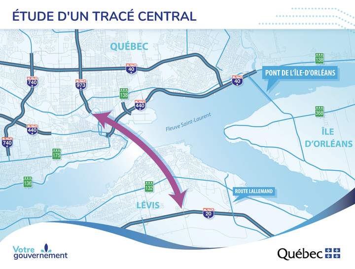Troisième lien (Courtoisie Ministère des Transports)