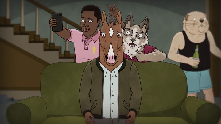 A scene from the final episodes of "BoJack Horseman"