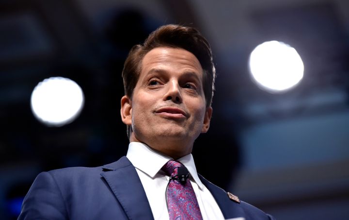 Blink and you'll miss him. Ex-White House communications director, Anthony Scaramucci. 