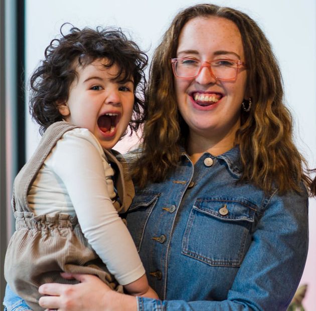 Hannah O'Donoghue-Hobbs and her daughter, Cora