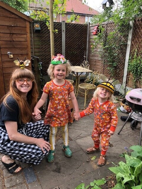 Claire Boyle with her children Edie and Otis