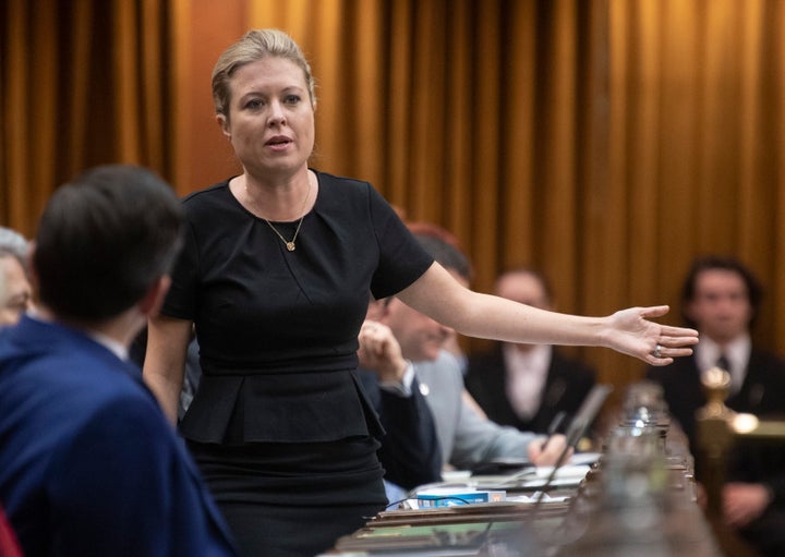 Conservative MP Michelle Rempel Garner rises in the House of Commons on Dec. 13, 2019. 