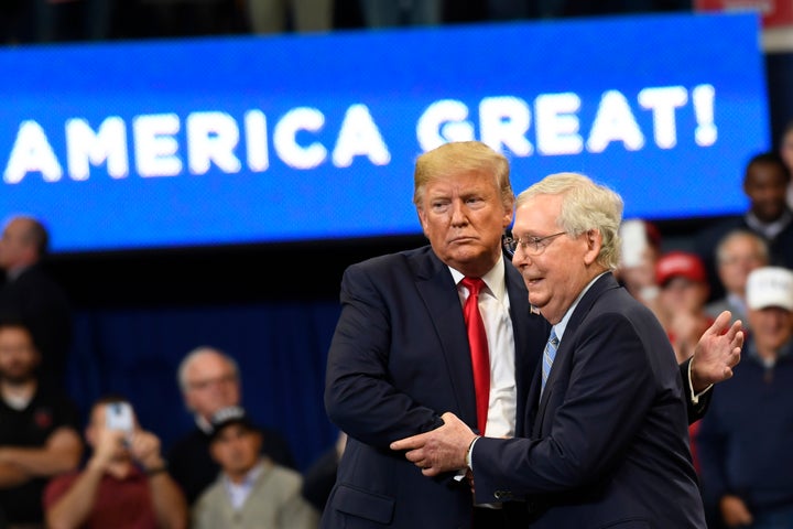 Senate Majority Leader Mitch McConnell said last year that he was “not an impartial juror" in President Donald Trump's impeachment trial.