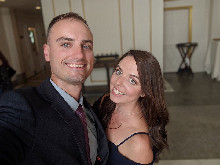 Hoy and her husband Randy, an Army Avionics and Ordnance Technician, celebrate a wedding and a take family vacation during Summer 2019.