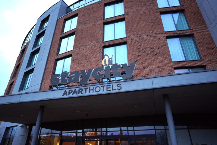 The hotel where the two individuals were staying. 