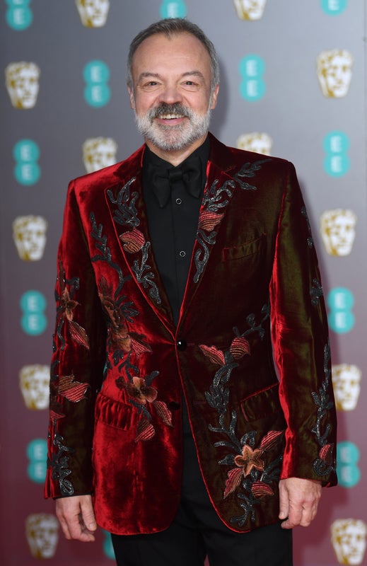 Graham Norton attending the 73rd British Academy Film Awards held at the Royal Albert Hall, London. Photo credit should read: Doug Peters/EMPICS Entertainment