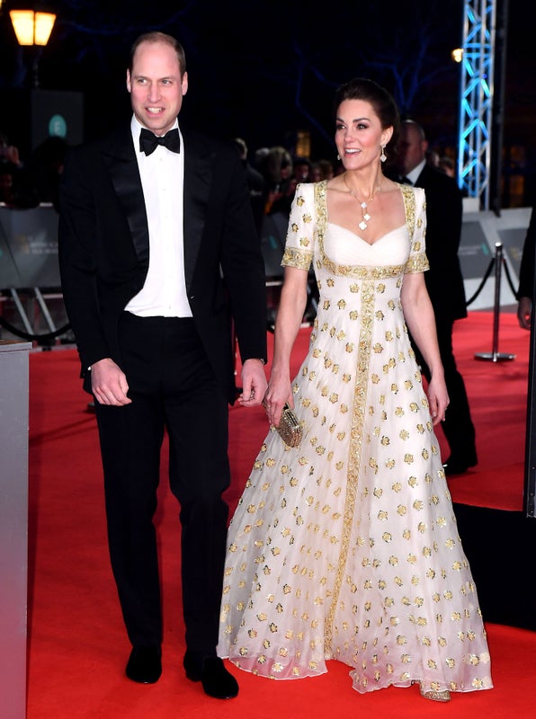 The Duke and Duchess of Cambridge attending the 73rd British Academy Film Awards held at the Royal Albert Hall, London.