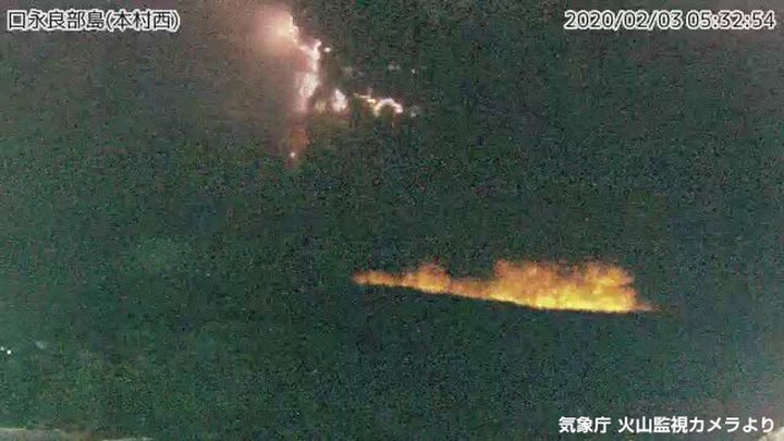 画像 気象庁 火山監視カメラより