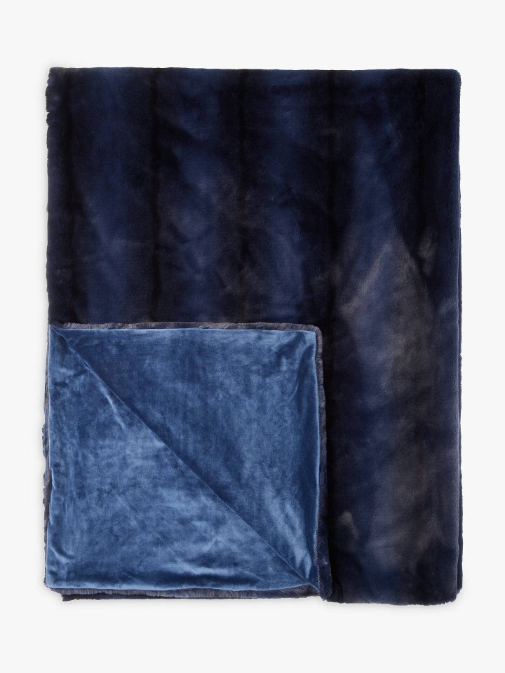 John Lewis & Partners Faux Fur Throw, John Lewis