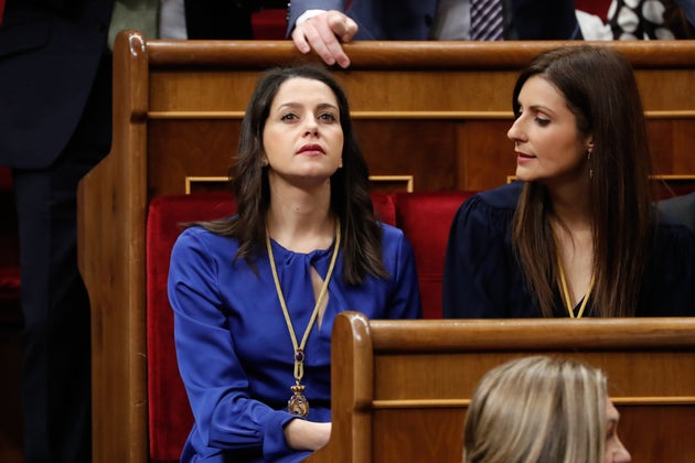 Inés Arrimadas durante la apertura solemne de la XIV