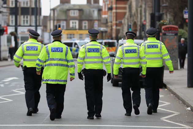 Police activity at the scene following the terror attack in Streatham High Road, south London by Sudesh Amman, 20, who was shot dead by armed police following what police declared as a terrorist-related incident.