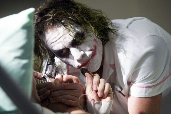 Heath Ledger interprète le Joker dans «The Dark Knight» en 2008