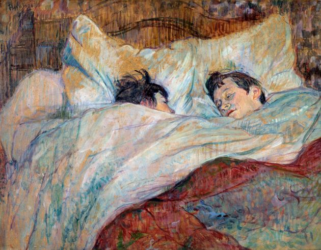 The bed 1892 | Oil on cardboard | 138×99cm 540 x 70cm l Orsay Museum,