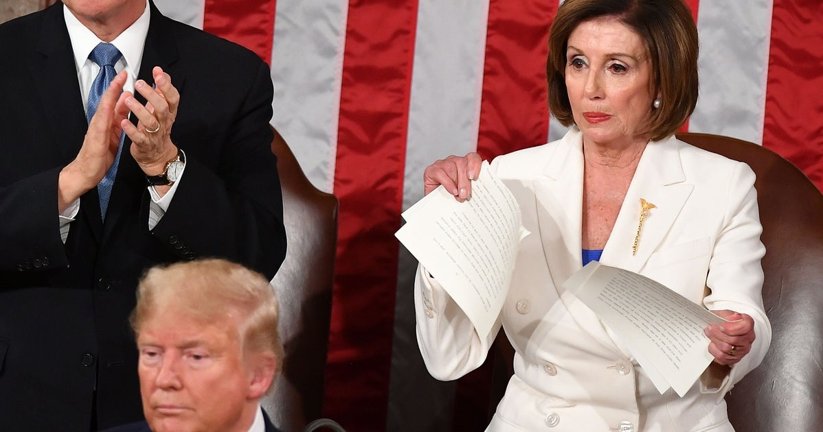 ペロシ下院議長がトランプ大統領の一般教書演説のスピーチ原稿を破いた理由 ハフポスト ペロシ下院議長がトランプ大統領の一般教書演説のスピーチ原稿を破いた理由 ハフポスト
