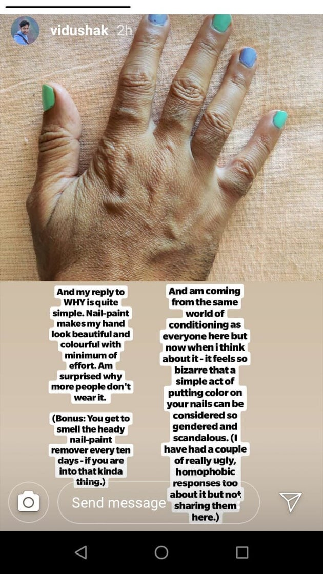 Varun Grover's nail