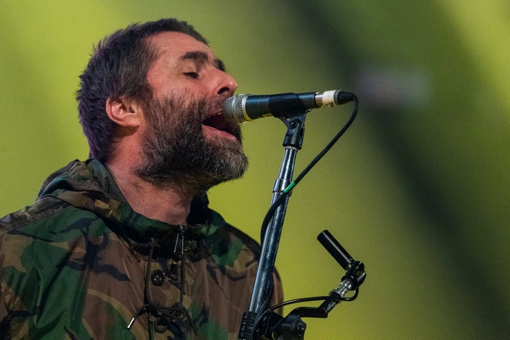 Liam Gallagher performing earlier this week