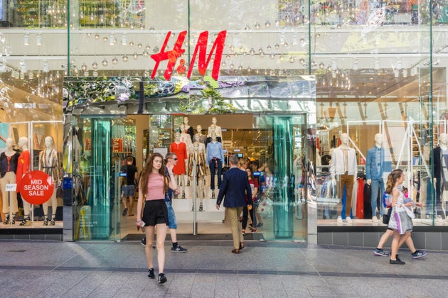 An H&M store in Brisbane, Australia. The company is making pledges on its climate and environmental...
