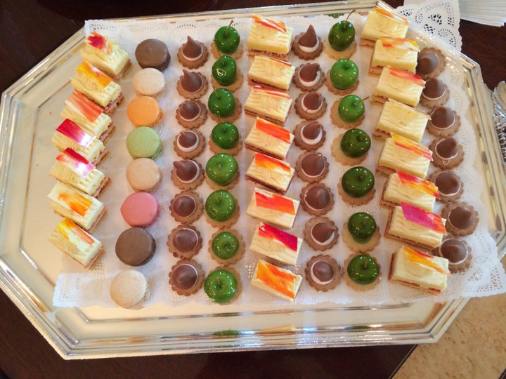 A selection of desserts that Yosses made for the&nbsp;state dinner in honor of then-President Francois Hollande in February 2014.