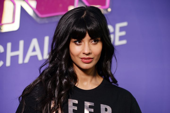 Actress Jameela Jamil attends the Jameela Jamil and Zumba "SELFish" Event at Casita Hollywood on February 04, 2020 in Los Angeles, California. 