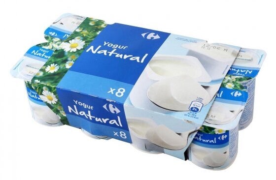 Yogur natural de Carrefour.