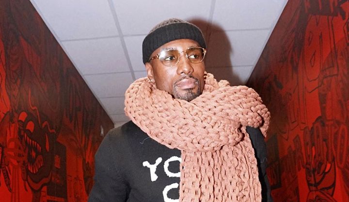 Serge Ibaka, teaching us all how to accessorize this winter.