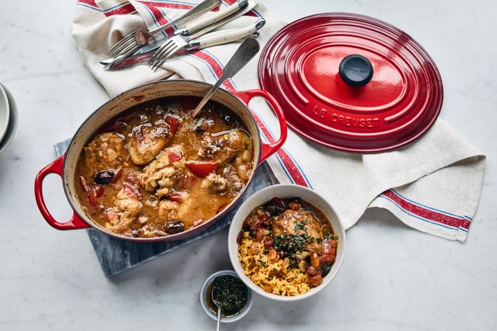 Le Creuset Dutch ovens range in size, but on average cost around $350.