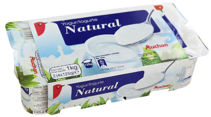 Yogur natural de Alcampo.