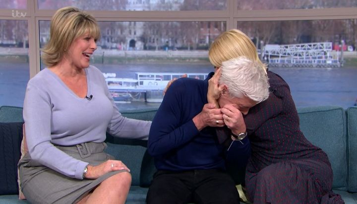 Ruth, Phillip and Holly had a moment on This Morning