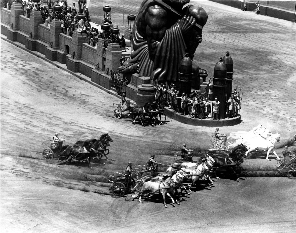 Μπεν Χουρ γυρίσματα στη Cinecitta Studios 5 Ιουνίου 1958.