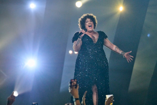 Indigenous artist Casey Donovan performed at Eurovision - Australia Decides on Friday February 7 on the Gold Coast.