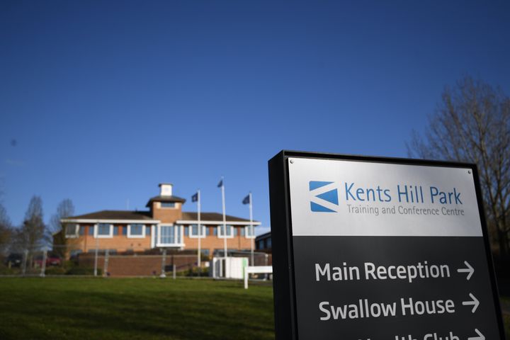 Kents Hill Park Training and Conference Centre, in Milton Keynes, ahead of the repatriation to the UK of the latest Coronavirus evacuees who are due to land at RAF Brize Norton on Sunday. (Photo by Joe Giddens/PA Images via Getty Images)