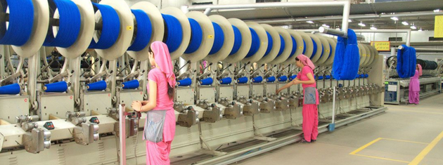 A production unit of Vardhman Textiles at Baddi in Himachal