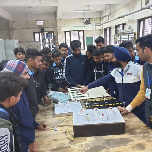 Majority of the students getting training at the Baddi Infrastructure and Technical training Institute...