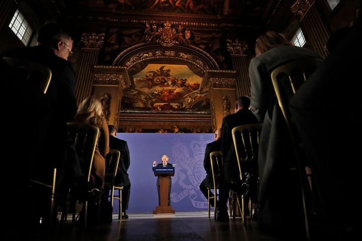 Johnson outlined his government's negotiating stance during a key speech at the Old Naval College in Greenwich, London last Monday
