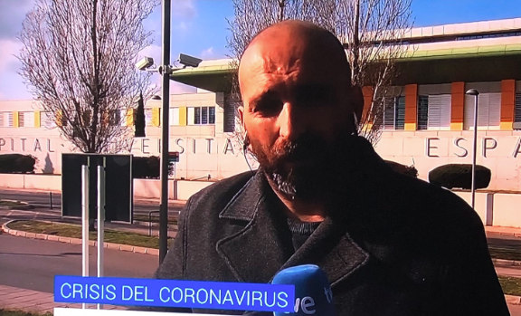 Noticia sobre el coronavirus en TVE