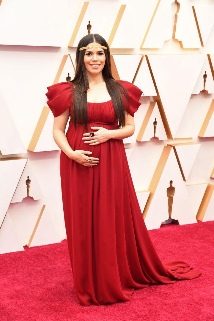 HOLLYWOOD, CALIFORNIA - FEBRUARY 09: America Ferrera attends the 92nd Annual Academy Awards at Hollywood and Highland on February 09, 2020 in Hollywood, California. (Photo by Jeff Kravitz/FilmMagic)